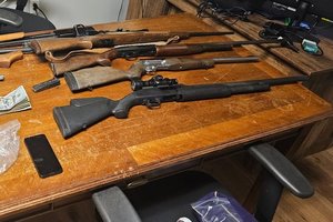 Seized drugs and weapons in Pembroke