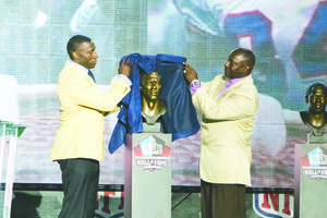 Hall of Fame Sterling and Shannon Sharpe