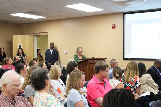 Year-in-advance plan of deep cuts to schools gets community’s attention