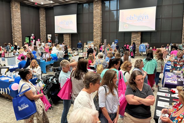 The Seventh Annual SHE Expo is set for Saturday, Aug. 16 inside The Venues at Ogeechee Technical College. Above, attendees at the 2024 SHE Expo are shown in the main vendor area.