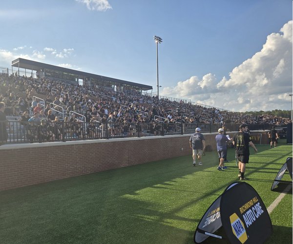 football crowd shot cropped
