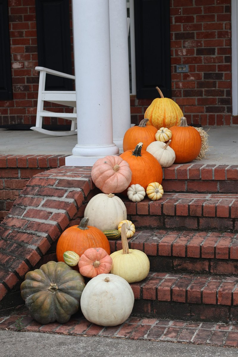 Southern Porchside Pumpkins