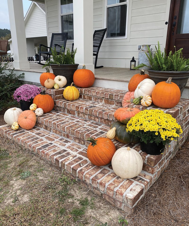 Southern Porchside Pumpkins