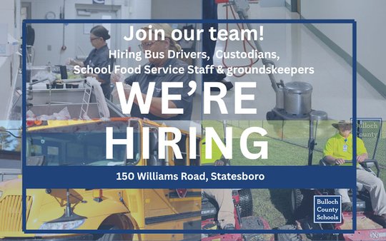 Bulloch County Schools to host ‘pop-up’ recruitment fair on Monday, Oct. 20