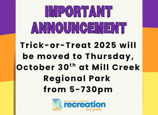 Mill Creek Halloween Celebration postponed from tonight to Thursday due to inclement weather