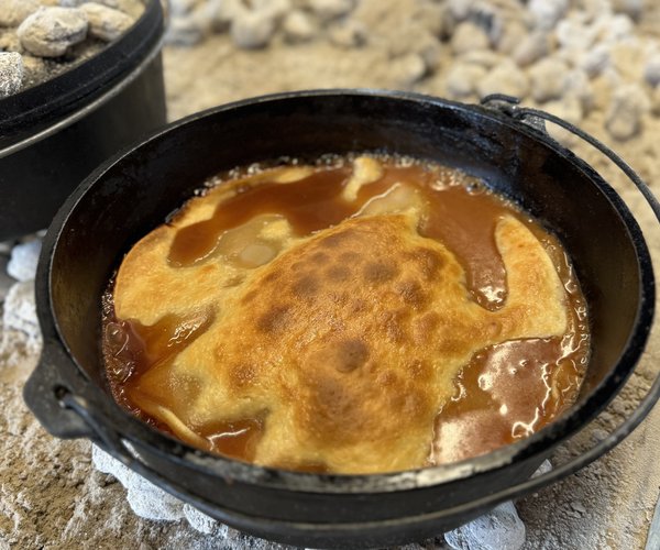 troop 400 peach cobbler