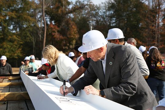 Beam signing marks milestone for OTC robotics training center