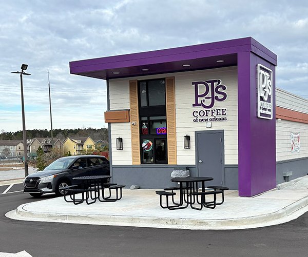 The PJ's Coffee location off Fair Road, next to the Wild Wing Cafe opened in November. The public is invited to its official grand opening 10 a.m.-noon on Friday.