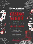 casino night exchange club january 2026