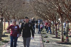 Commanders, families pay homage to the 469 at Warriors Walk
