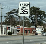State Route 21 Speed limit