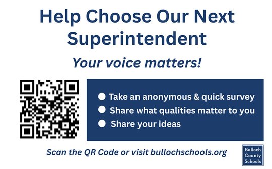 Bulloch BOE seeks public’s help in search for new superintendent