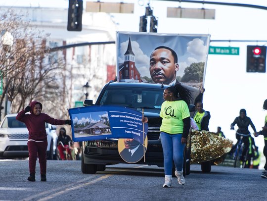 MLK parades spread message of unity