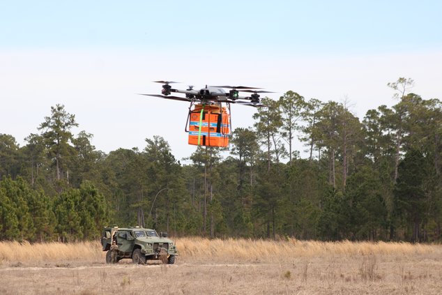 Soldiers test drones’ capability to resupply troops