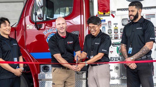 Metaplant welcomes its own fire truck