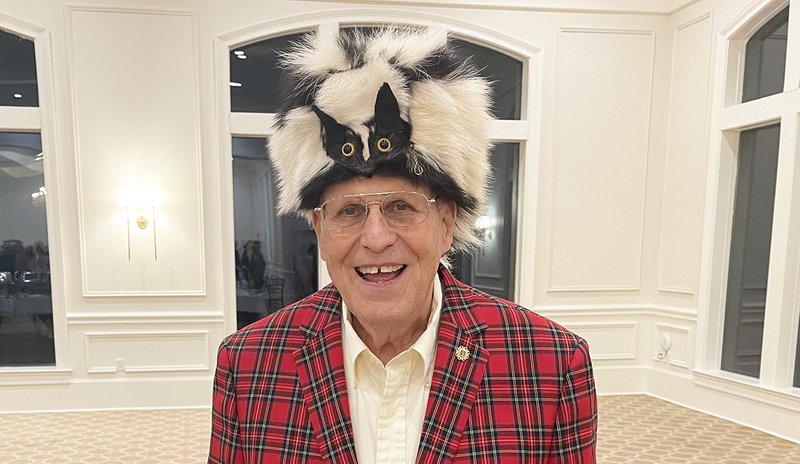 The Skunk Brigade presented their 47th Skunk Hat to Brier Creek Member Dan Hagan.