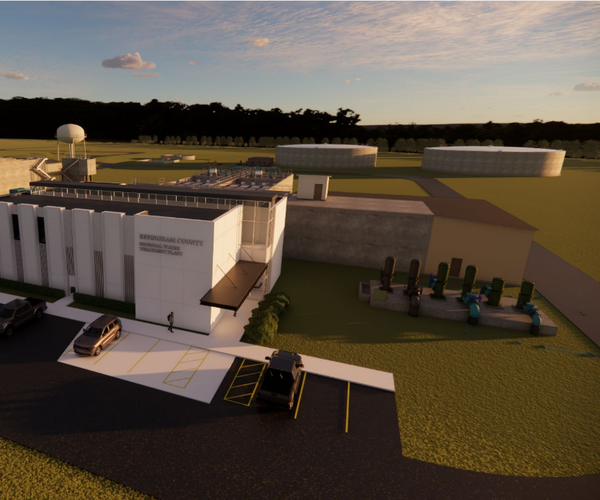 water treatment plant rendering effingham