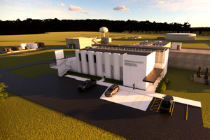 Water Treatment Plant rendering
