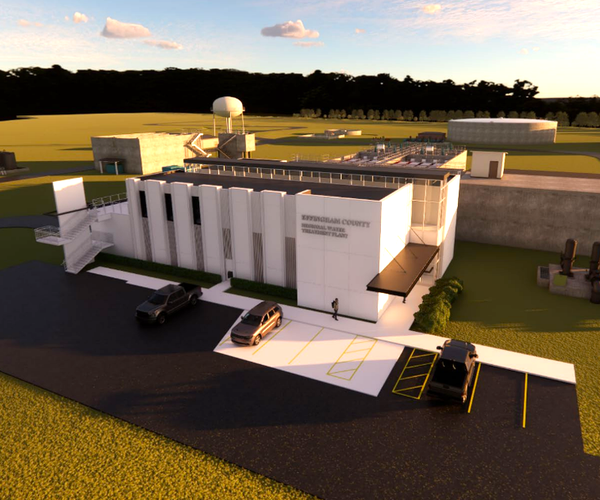 Water Treatment Plant rendering