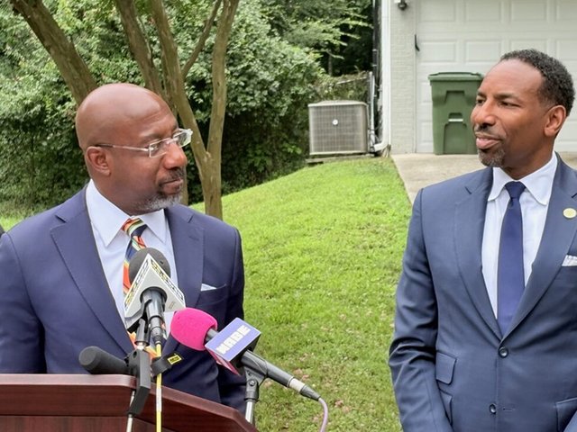 Warnock touts housing law amid affordability concerns