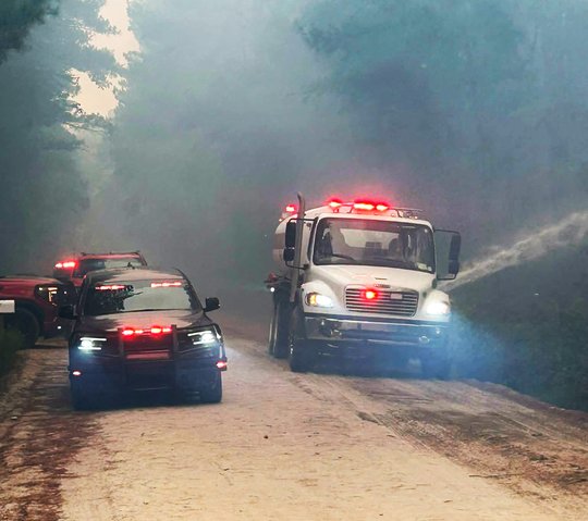 After Buie Driggers Rd. fire scorches 410 acres and lasts all week, county restoring burn ban