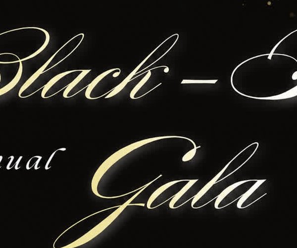 black tie gala flyer 2026