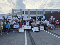 OpenAI protestors