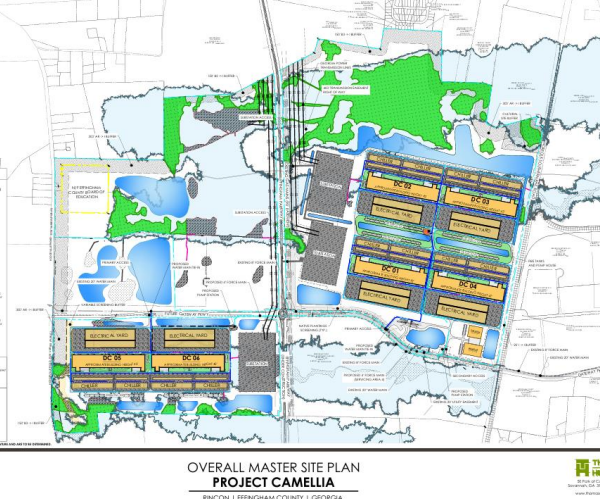 Data center site plan